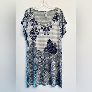 Y2K CACHE Mini dress with beading  size XL
